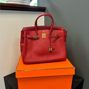 Hermes Burkin Bag